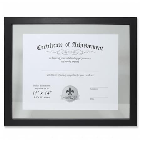 Blueprints Multi Use Float Document Frame - Black, 0.79 in. BL92463